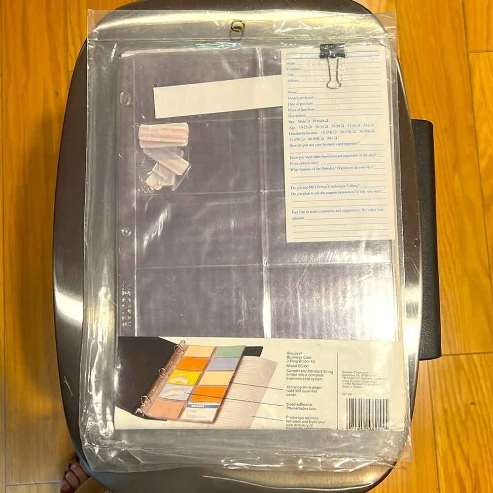ROLODEX. Buisiness Card System.